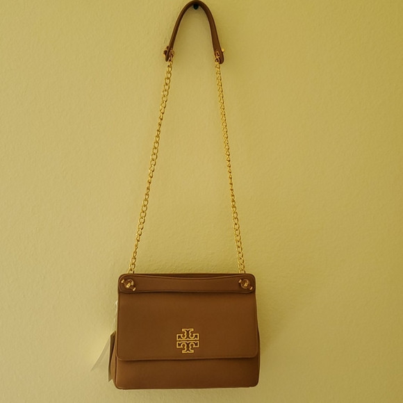 NWT TORY BURCH BRITTEN FLAP SHOUDER BAG - Picture 2 of 15